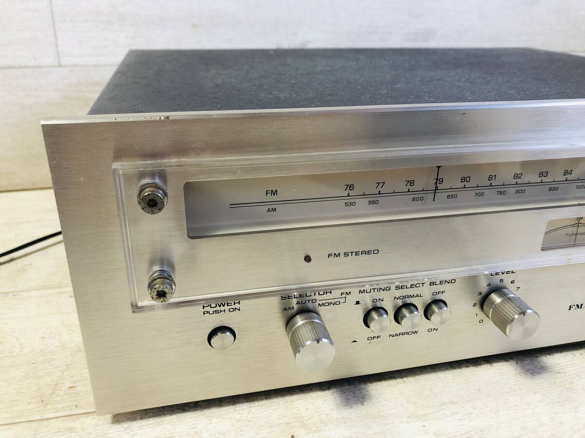 ■Technics FM/AMステレオチューナー ST-7600 テクニクス オーディオ ステレオ 音響 機器 昭和 レトロ■サ98の画像6