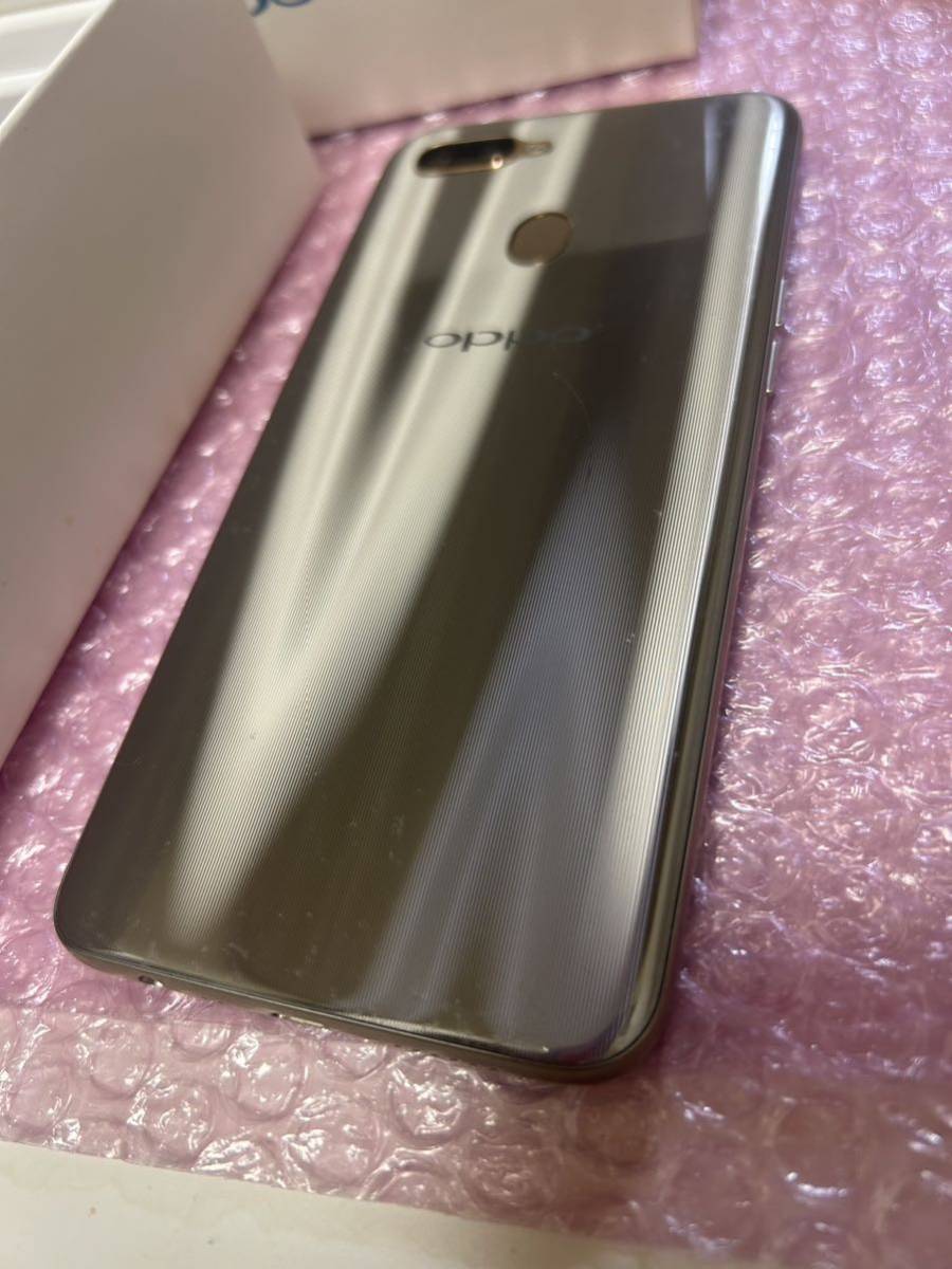 中古 OPPO AX7 SIMフリー スマホ 本体 ガラスフィルム付 楽天モバイル Android_画像2