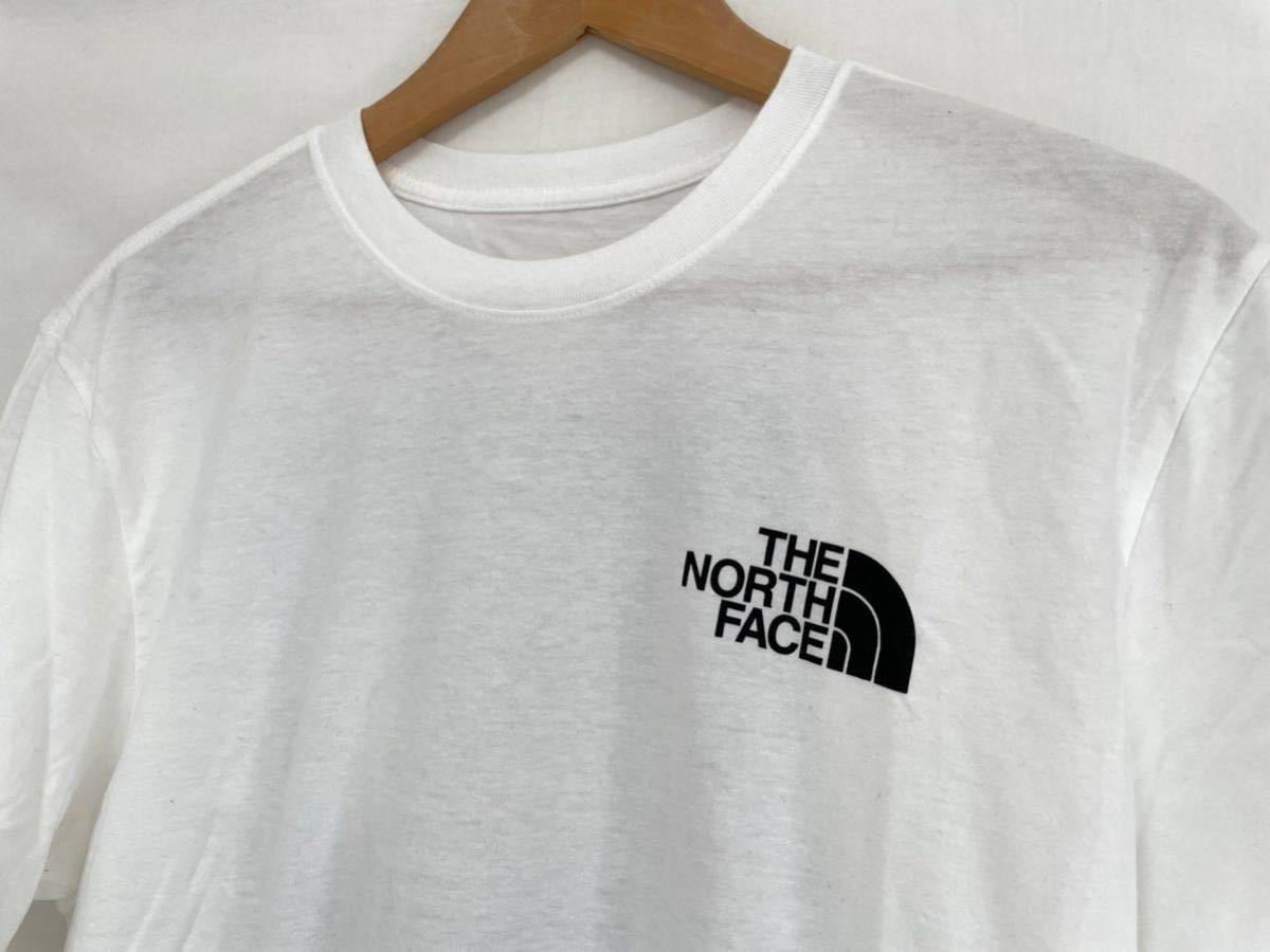 未使用■The North Face ノースフェイス メンズ 半袖Tシャツ M ホワイト ロゴシャツの画像4