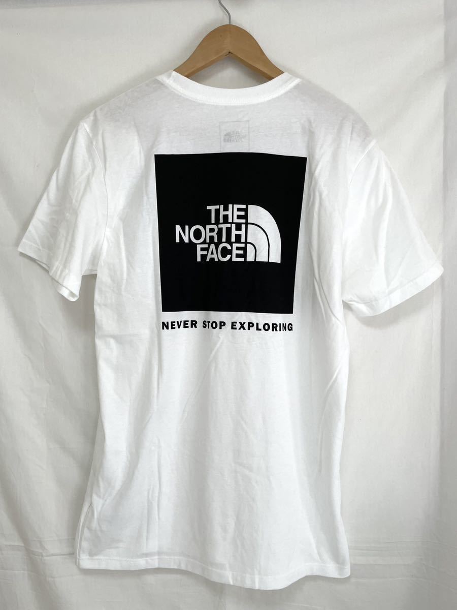 未使用■The North Face ノースフェイス メンズ 半袖Tシャツ M ホワイト ロゴシャツの画像3
