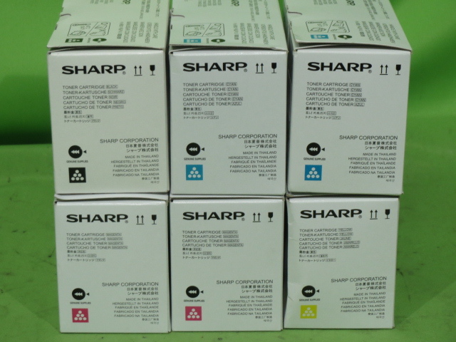 [A19365] ★送料無料 SHARP 純正 MX-C32JT-B/C/C/M/M/Y トナー ★計6本セット ◆MX-C302W 用 シャープ MXC32JT の画像2