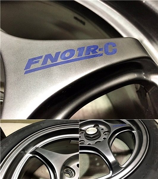 5ZIGEN FN01R-C 16インチホイール 2本セット 7J +42mm PCD114.3 5穴 S14 S15 シルビア 180SX ドリフト ドリケツの画像4