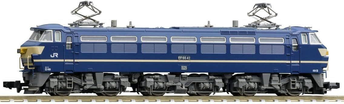 TOMIX Nゲージ JR EF66 0形 電気機関車 後期型 特急牽引機 グレー台車 7143 鉄道模型 電気機関車 青 電車 トレイン トミックス