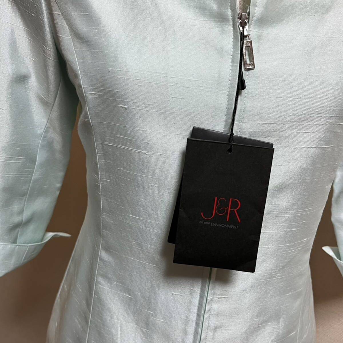 超得新品！J&R 定価38,000円　タフタ　ワンピース　ジャケット　アウター　SM_画像8