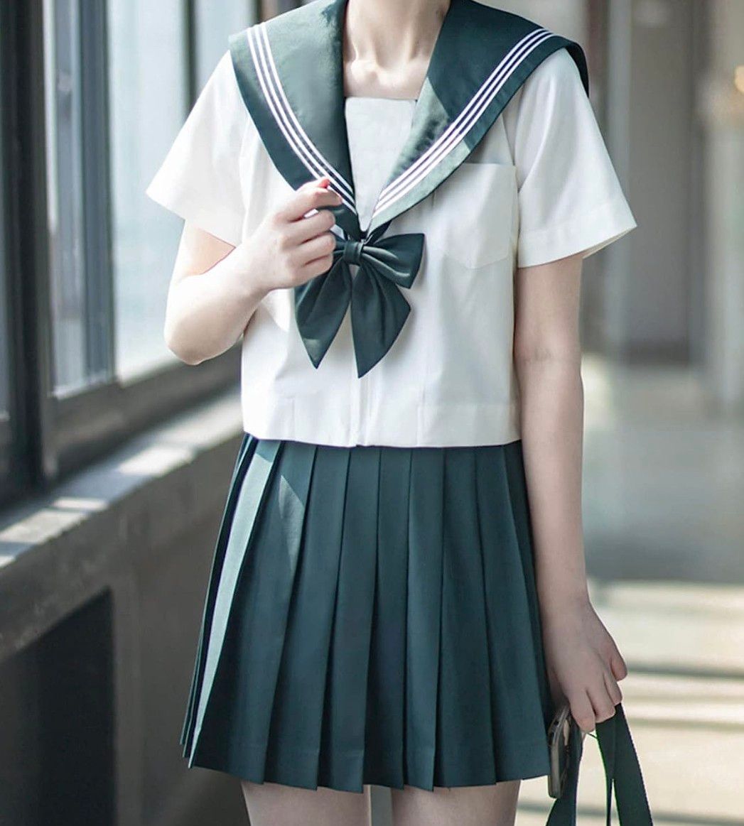 セーラー服　制服　大きいサイズ　コスプレ衣装　半袖　制服コスプレ　3L　 女子高生制服セット