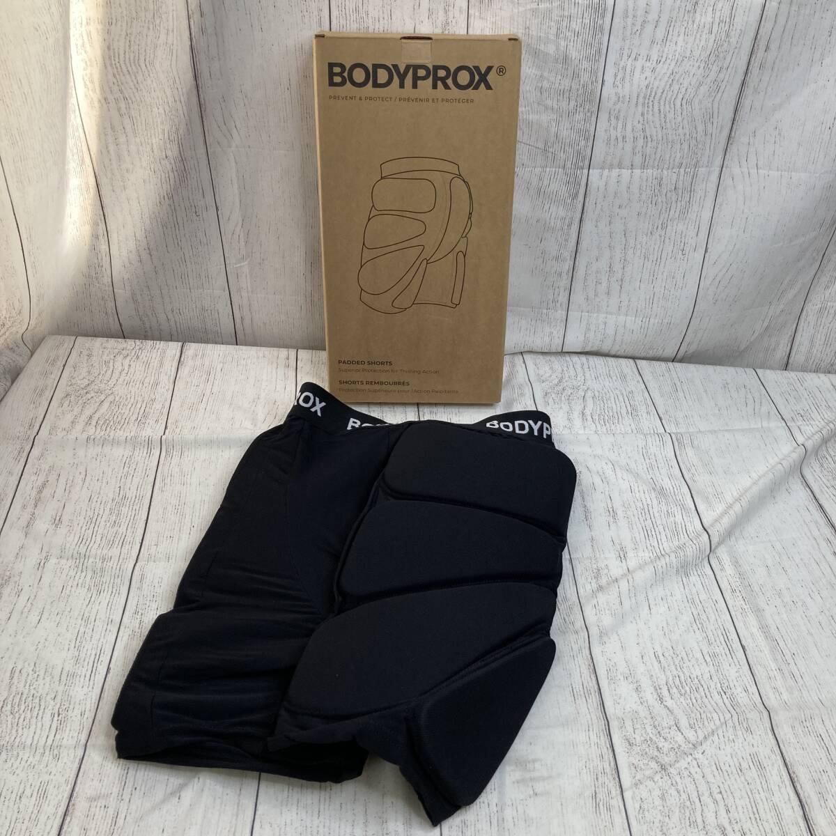 【美品】Bodyprox ボディープロックス 保護パッド入り ショーツ スノーボード スケート スキー 3D ヒップ 臀部 尾骨の保護/Y16188-M2_画像1