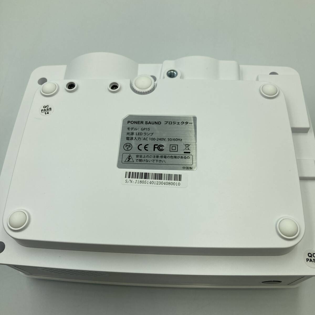 【通電確認済】 PONER SAUND GP15 WiFi プロジェクター 1080P フル /Y16229-M1_画像8
