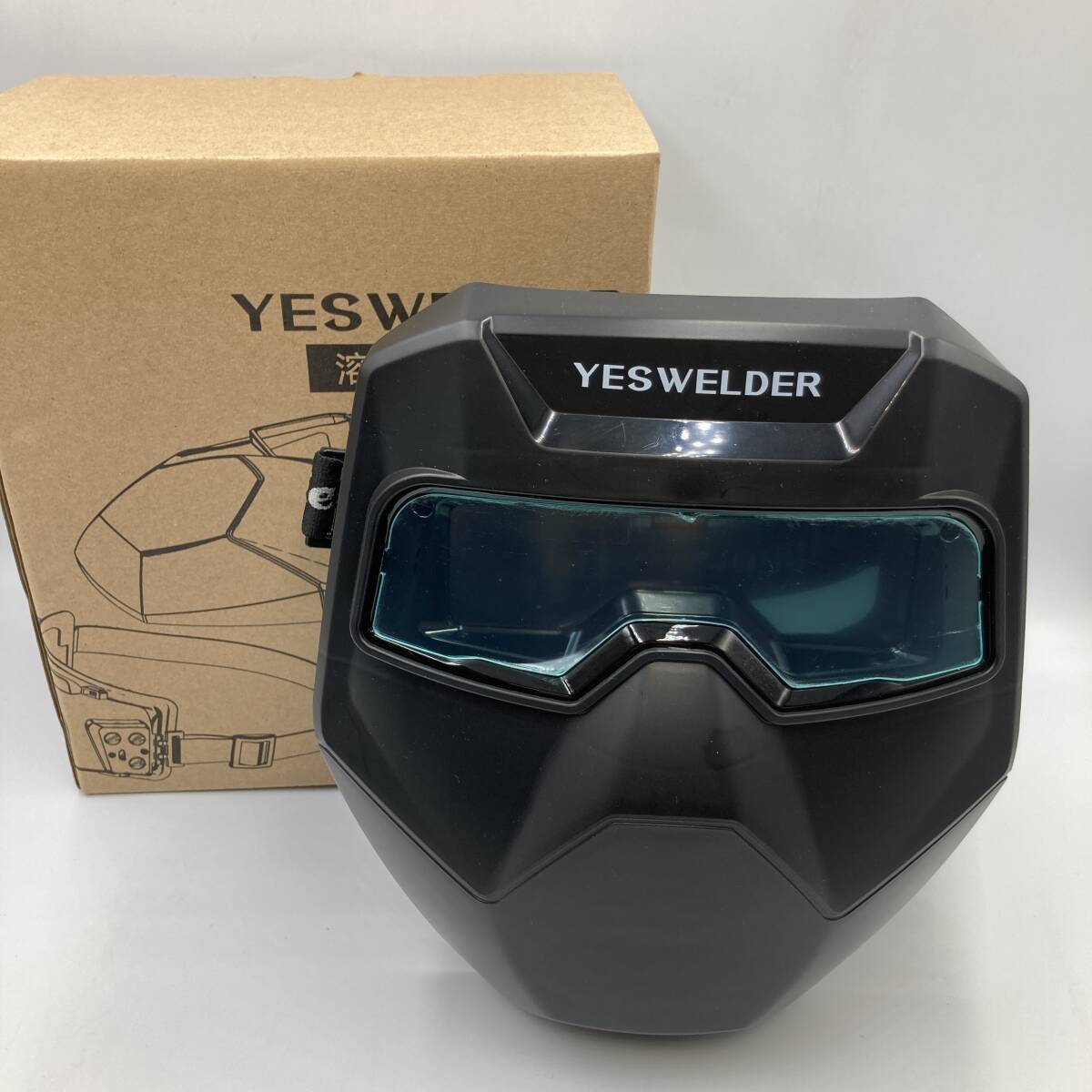 【未検品】YESWELDER 溶接面 自動遮光 溶接マスク 溶接メガネ/Y16649-X1_画像1