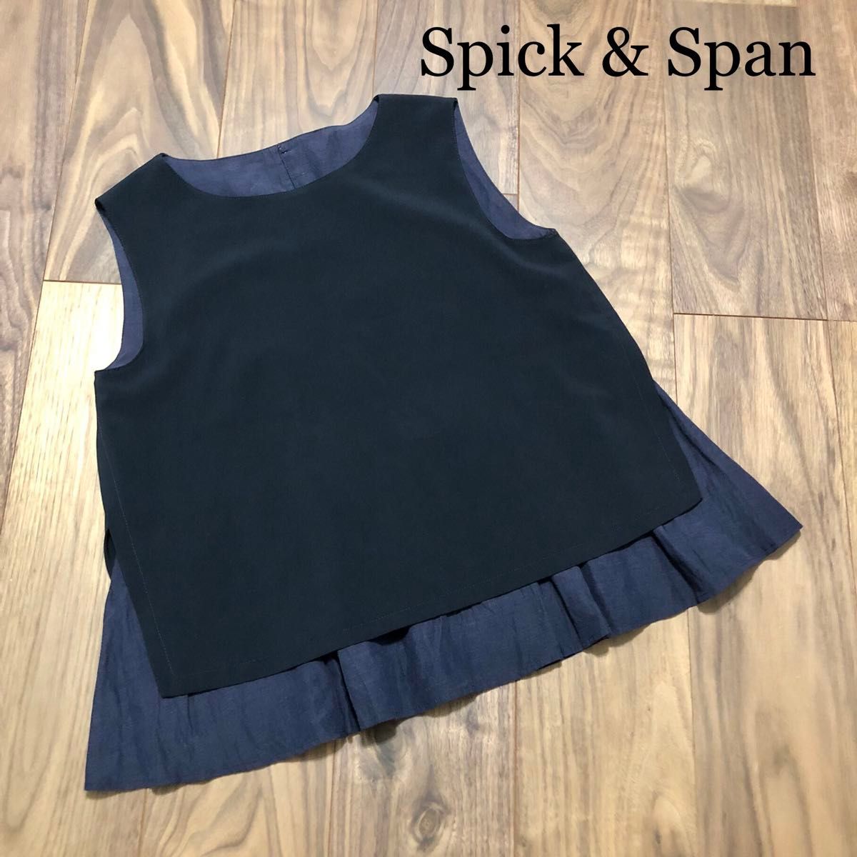 Spick & Span スピックアンドスパン☆レイヤード風ノースリブラウス