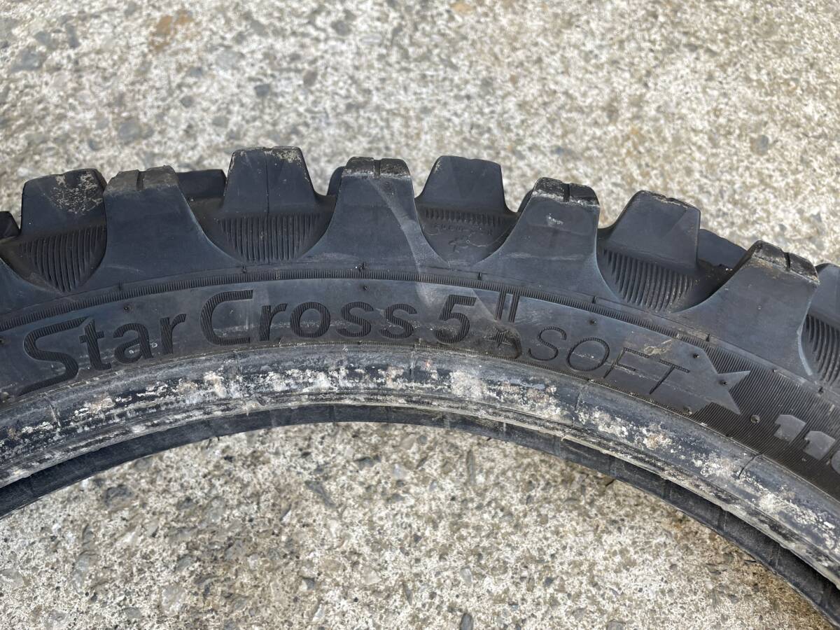 ●ミシュラン MICHELIN StarCross5 SOFT 110/90-19 1120 モトクロス オフロード エンデューロ ブロックタイヤ 倉庫整理品 の画像6