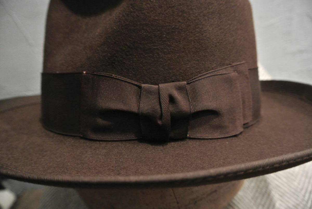 40 VINTAGE KNOX 7 1/4 ノックス ヴィンテージ ハット 58cm 40 VINTAGE KNOX 7 1/4 ノックス ヴィンテージ ハット 58cm