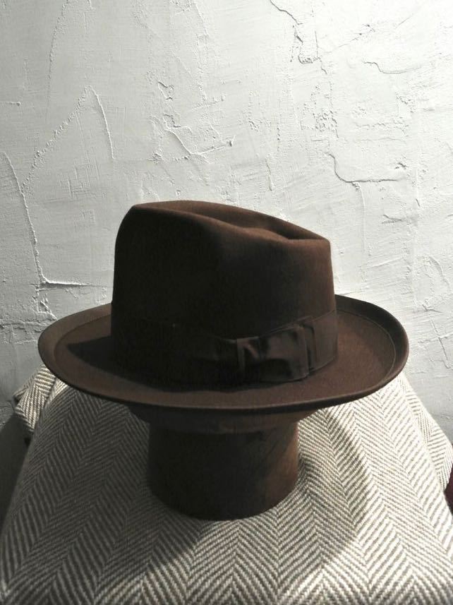 40 VINTAGE KNOX 7 1/4 ノックス ヴィンテージ ハット 58cm 40 VINTAGE KNOX 7 1/4 ノックス ヴィンテージ ハット 58cm