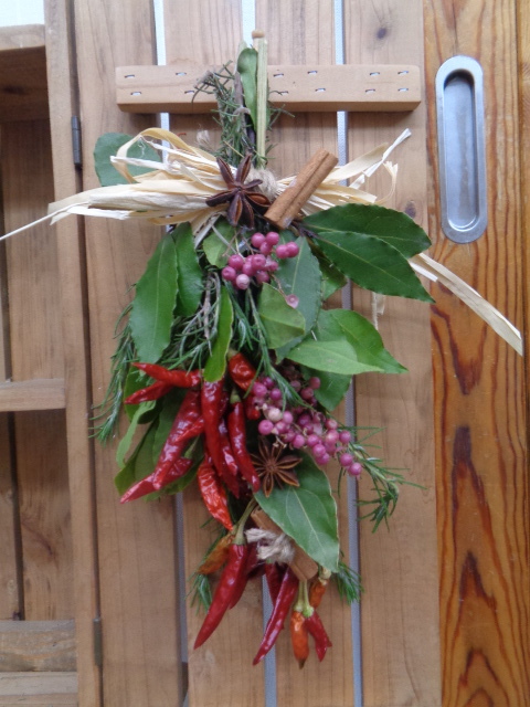 **...** chili pepper . pink pepper Berry # dry flower kitchen swag