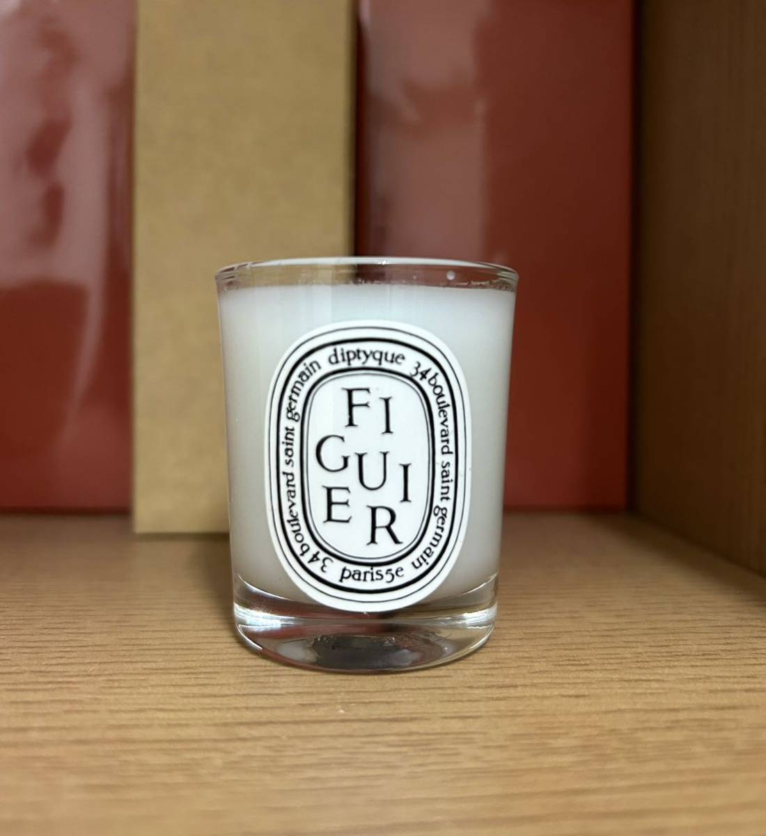 { бесплатная доставка }tiptikfigie Mini свеча 35 грамм * не использовался *. коробка царапина есть * #FIGUIER #fig# аромат свеча 