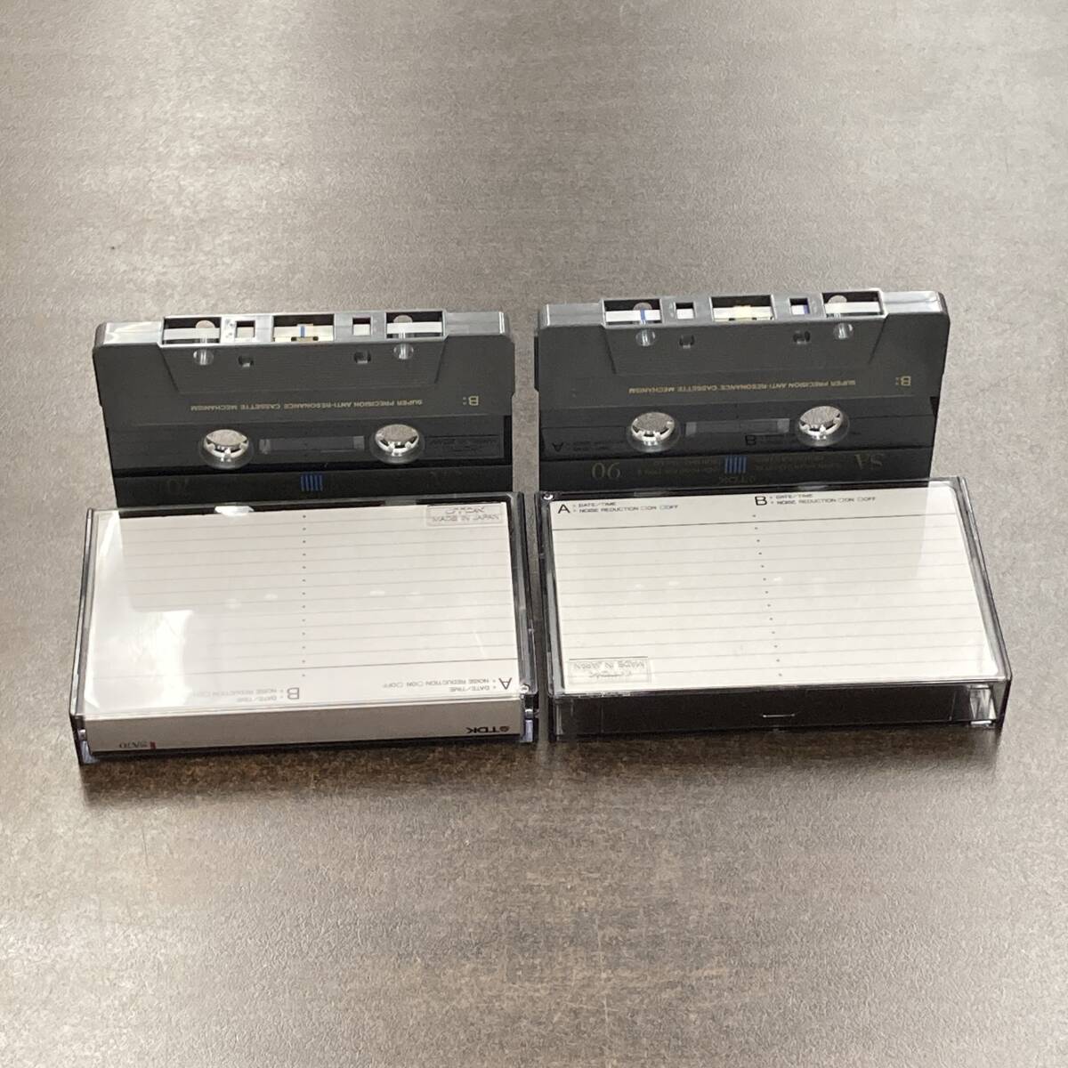 1768T TDK SA 70 90分 ハイポジ 2本 カセットテープ/Two TDK SA 70 90 Type II High Position Audio Cassette_画像3