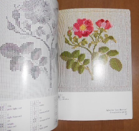 Cross-Stitch Patterns in Color　クロスステッチ　図案　チャート_画像2