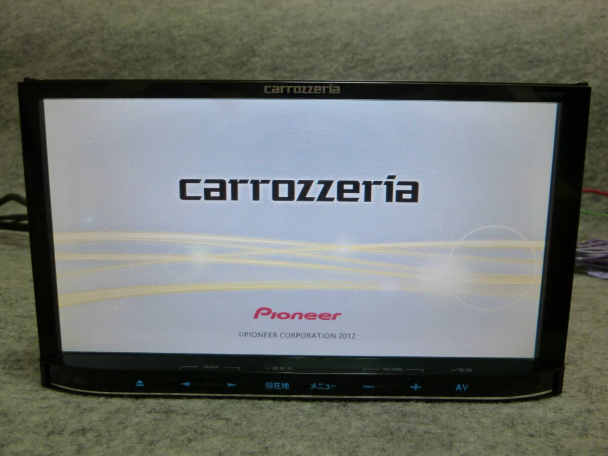 新品フィルムアンテナ他付 Pioneer carrozzeria AVIC-MRZ07 地図 2012年 メモリーナビ ワンセグTV、DVD、CD、USB、SD、BT  動確済の画像2
