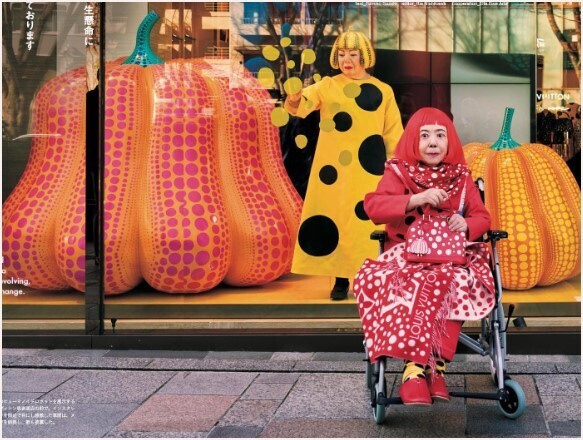 草間彌生★ステッカー50枚セット　可愛いステッカー　くさまやよい　YAYOI KUSAMA　カブリなしでたっぷり50枚_参考画（これはステッカーに含まれません）