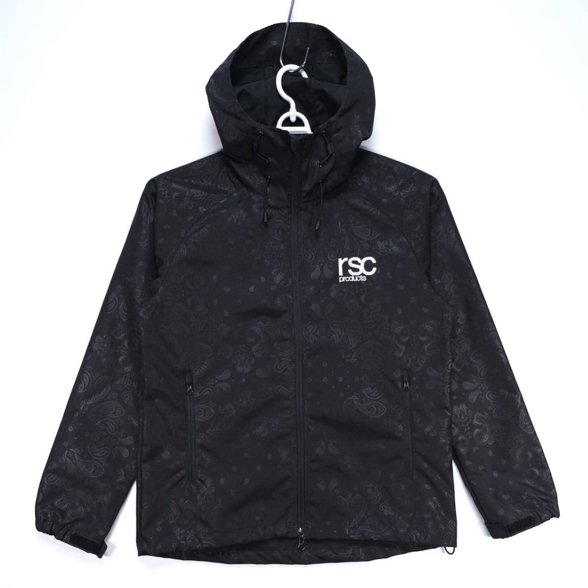 【送料無料】rsc products/[2021SS]PAISELEY LOGO SHELL JACKET/ロゴシェルジャケット(ペイズリー)/ボクシング/スポーツウェア/ブラック/M_画像1