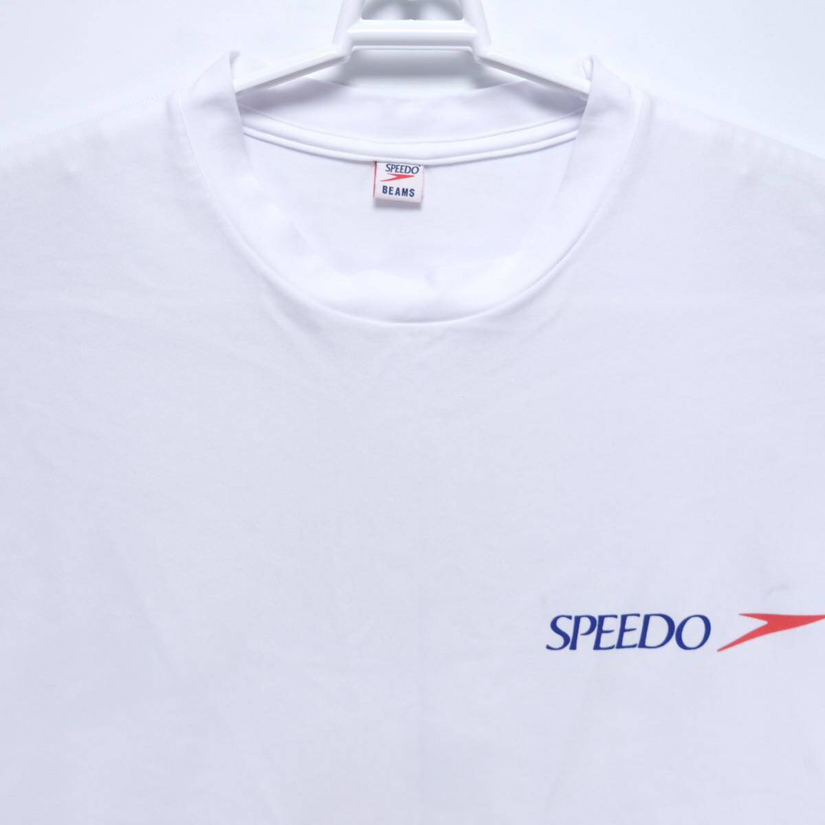 【送料無料】Speedo(スピード)×BEAMS(ビームス) Collaboration Collection 2020/別注 US RUSH Tシャツ/SA32054BE/ホワイト/Mサイズ