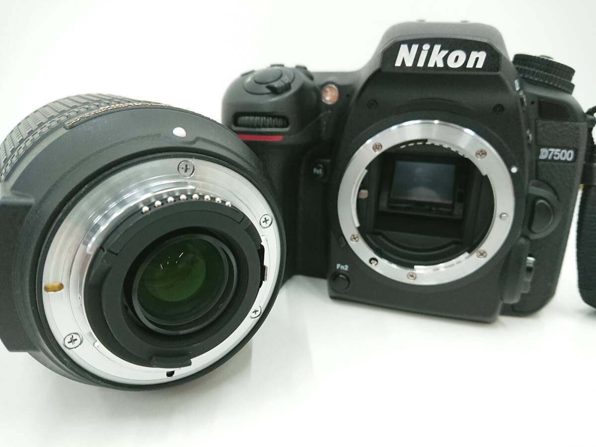 ほぼ未使用 Nikon ニコン D7500 18-140mm 1:3.5-5.6G ED デジタル一眼カメラ 取説 充電器_画像6
