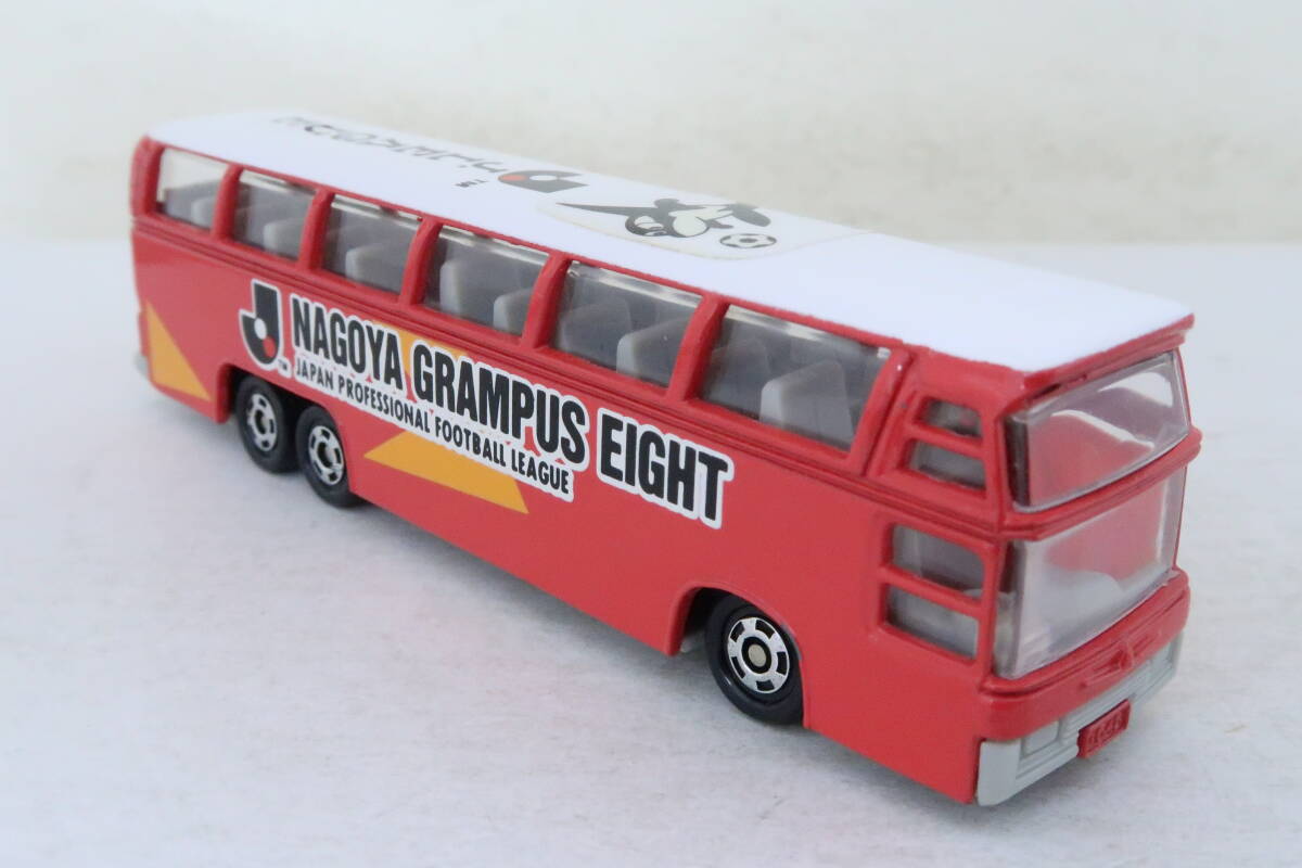 ロングトミカ J.LEAGUE BUS 名古屋グランパス Jリーグバス 箱無 中国製 LONG TOMICA ハレ_画像3