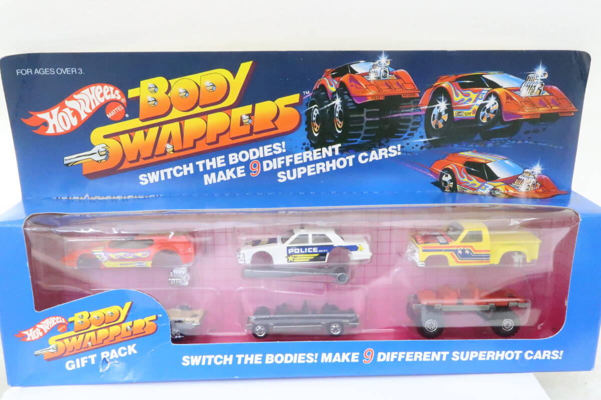 Hot-Wheels BODY SWAPPERS POLICE OFF ROAD 3台セット 未開封 ニロレ_画像1