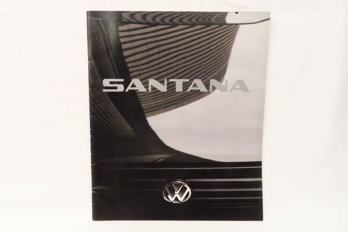 カタログ VW SANTANA ワーゲン サンタナ (NISSAN 日産) 昭和62年 約25x30cm 中綴じ28ページ イシレ_画像1