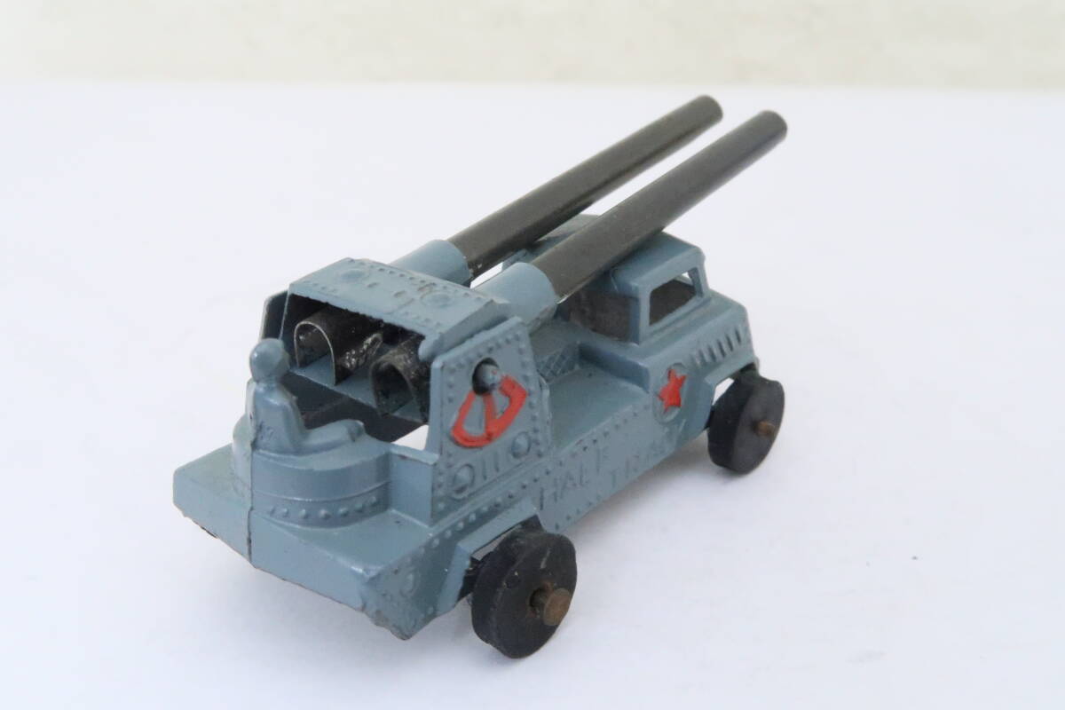 日本製? 軍用大砲付きハーフトラック HALF TRUCK ミリタリー 箱無 約7cm ヨレ_画像2