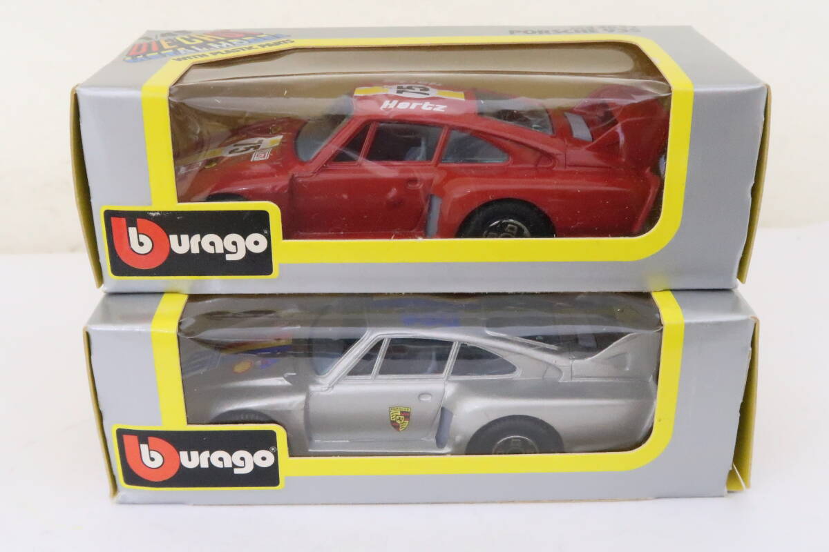 Bburago PORSCHE 935 TURBO ポルシェ ターボ 箱付 2台 1/43 イニレ_画像1