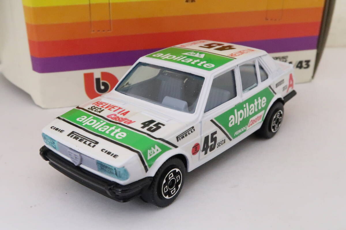 Bburago ALFA ROMEO GIULIETTA ALPILATTE アルファロメオ ジュリエッタ 箱付 1/43 イタリア製 クレの画像1