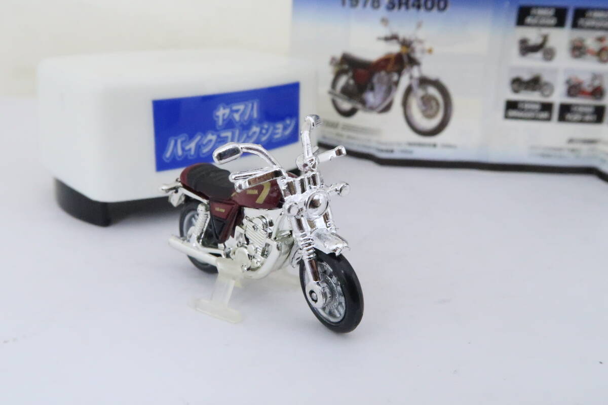 WONDA缶コーヒーおまけ YAMAHA ヤマハバイクコレクション 1978 SR400 全長約4cm イコの画像3