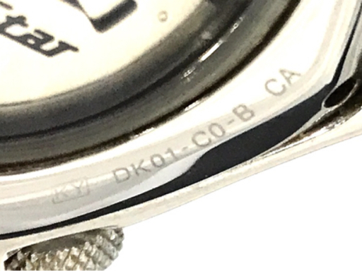 オリエントスター レトロフューチャー 自動巻 オートマチック 腕時計 DK01-C0-B 裏スケ メンズ 稼働品 QR032-330_画像8