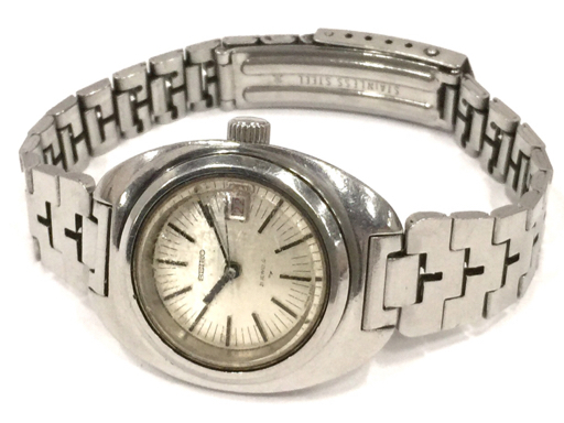 セイコー 手巻き 機械式 腕時計 アンティーク レディース 稼働品 2202-0050 純正ブレス ファッション小物 SEIKO_画像4