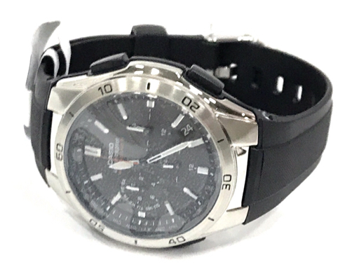 新品同様 カシオ 電波 腕時計 WVQ-M410 ワールドタイム MULTI BAND 6 タフソーラー メンズ 付属品有り CASIOの画像4