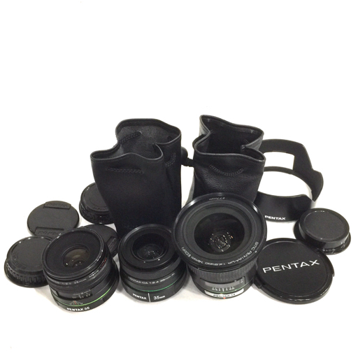 1円 SMC PENTAX-DA 1:2.8 14mm 1:2.4 35mm AL 1:2.8 35mm Macro Limited カメラレンズ 3本セット C210023-2_画像1