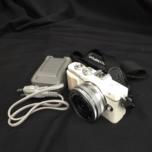 1円 OLYMPUS PEN Lite E-PL7 M.ZUIKO DIGITAL 14-42mm 1:3.5-5.6 ミラーレス一眼 デジタルカメラ セット C230915_画像1