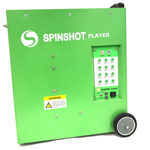 1円 テニスボールマシン SPINSHOT player テニス用マシン 通電確認済み_画像8