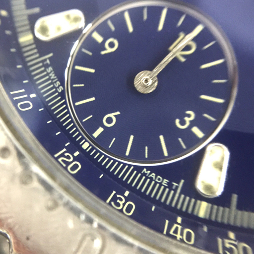 タグホイヤー デイト クロノグラフ 自動巻 オートマチック 腕時計 CG2111-R0 メンズ ネイビー文字盤 TAG Heuer_画像8