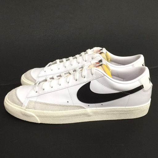 美品 ナイキ サイズ 32cm BLAZER LOW '77 VNTG DA6364-101 ローカットスニーカー メンズ 白×黒 付属品有り NIKE_画像3