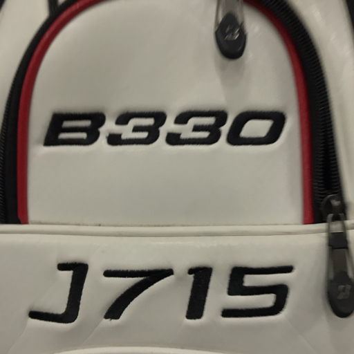 ブリヂストンゴルフ B330 J715 6穴 キャディバッグ ゴルフバッグ ホワイト フードカバー付き BRIDGESTONE_画像8