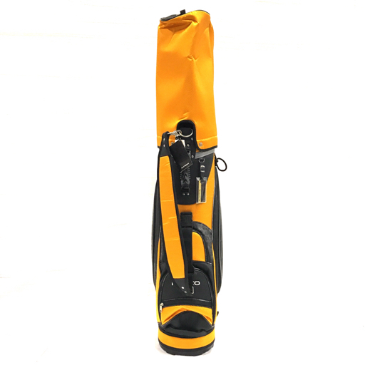  Kasco 8.5 type Professional model caddy bag Golf bag 6 hole yellow × black kasco