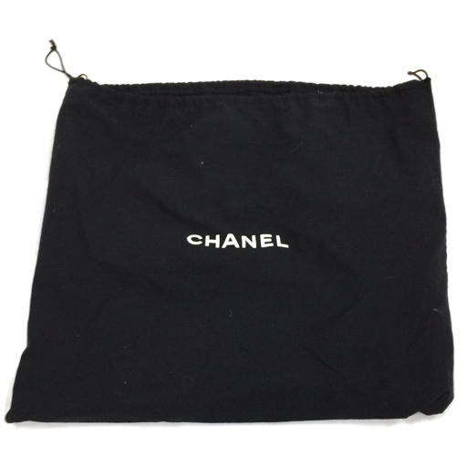 1円 シャネル リュックサック キャビアスキン ココマーク ターンロック SVカラー金具 レザー 白 付属有 CHANEL_画像9