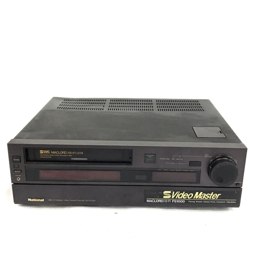 1円 National NV-FS1000 MACLORD HI-FI VIDEO MASTER マルチプレックス VHS ビデオカセット レコーダー 通電確認済_画像2