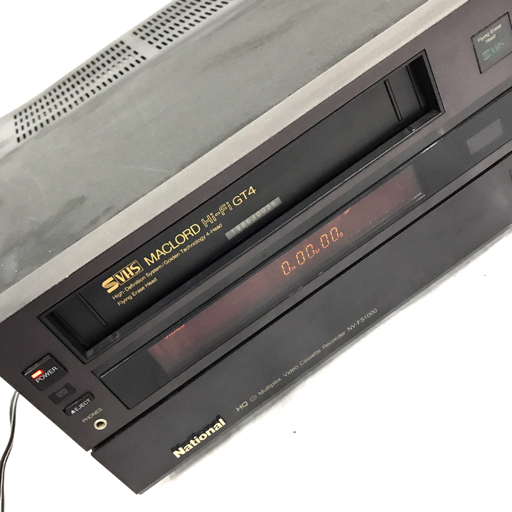 1円 National NV-FS1000 MACLORD HI-FI VIDEO MASTER マルチプレックス VHS ビデオカセット レコーダー 通電確認済_画像3