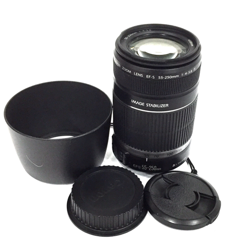 Canon ZOOM LENS EF-S 55-250mm 1:4-5.6 IS カメラレンズ EFマウント オートフォーカスの画像1