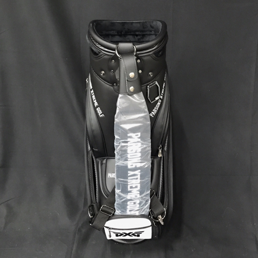 新品同様 PXG 2020 TOUR BAG ゴルフバッグ キャディバッグ ブラック × ホワイト タグ付き 未使用品の画像3