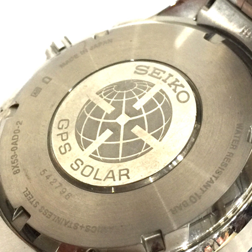 セイコー 腕時計 ASTRON アストロン 8X53-0AD0-2 デュアルタイム GPS ソーラー メンズ 純正ベルト 稼働 SEIKO_画像3