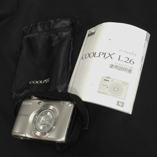 1円 Nikon COOLPIX L26 コンパクトデジタルカメラ 動作確認済み_画像1