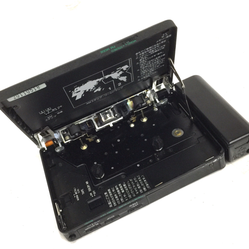 SHARP JC-N100-BK ポータブルカセットプレーヤー シャープ QR032-406_画像3